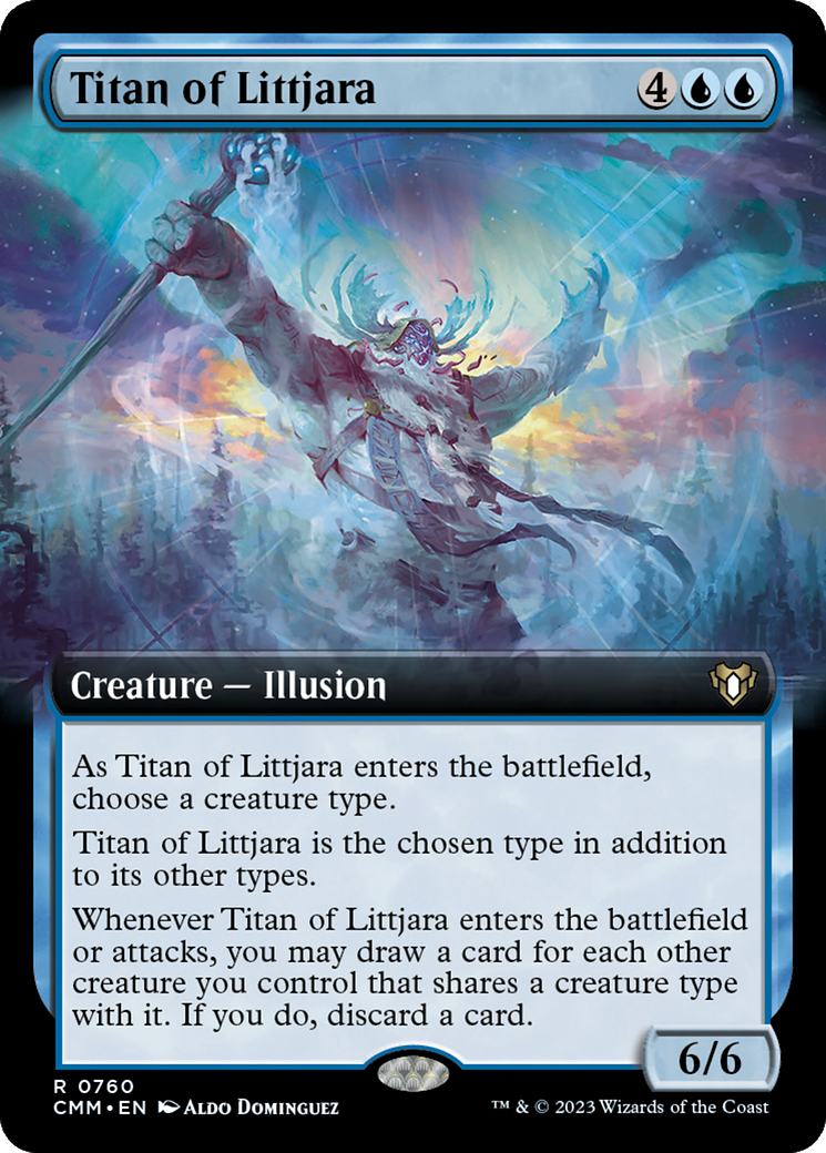 Titan of Littjara (Extended Art) [Commander Masters] | Good Games Modbury