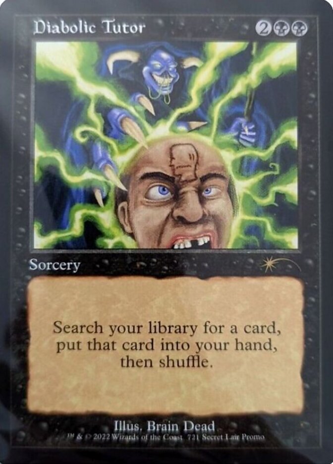 Diabolic Tutor (Retro) [Secret Lair Drop Promos] | Good Games Modbury