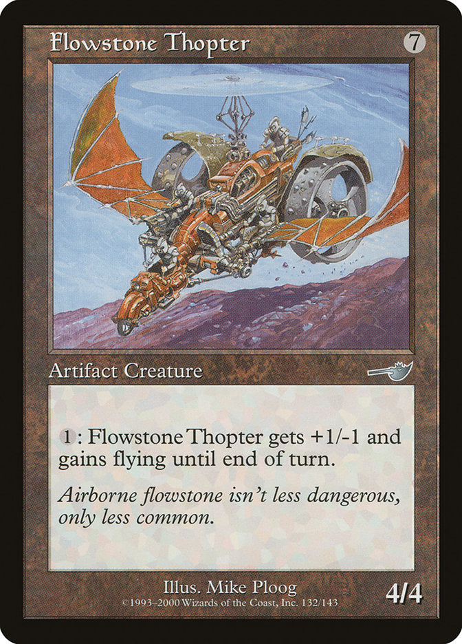 Flowstone Thopter 132/143 (Nemesis)  - Foil | Good Games Modbury