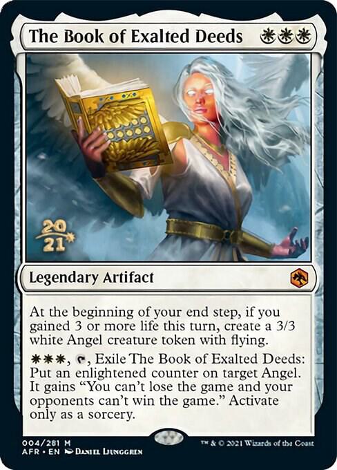 The Book of Exalted Deeds 4s/241 (Prerelease Cards)  - Foil | Good Games Modbury