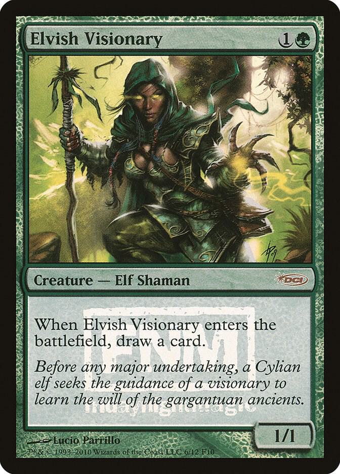 Elvish Visionary 6/12 (FNM Promos)  - Foil | Good Games Modbury