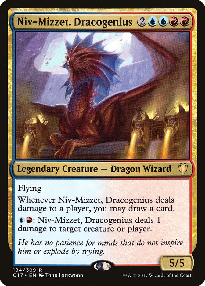 Niv-Mizzet, Dracogenius 184/309 (Commander 2017)  | Good Games Modbury