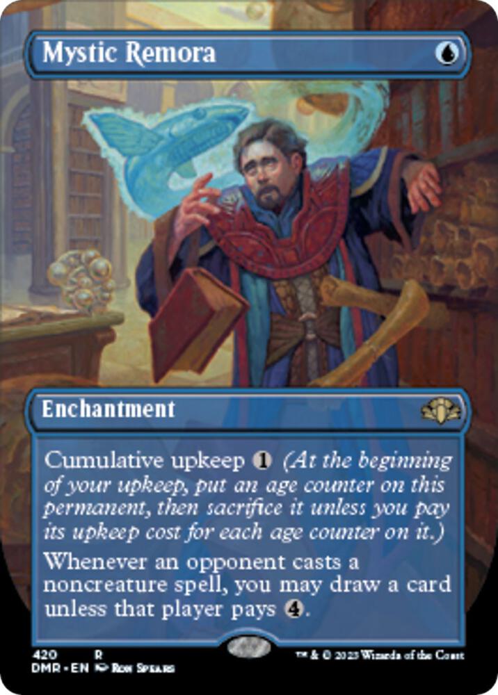 Mystic Remora Borderless 420 (Dominaria Remastered)  | Good Games Modbury