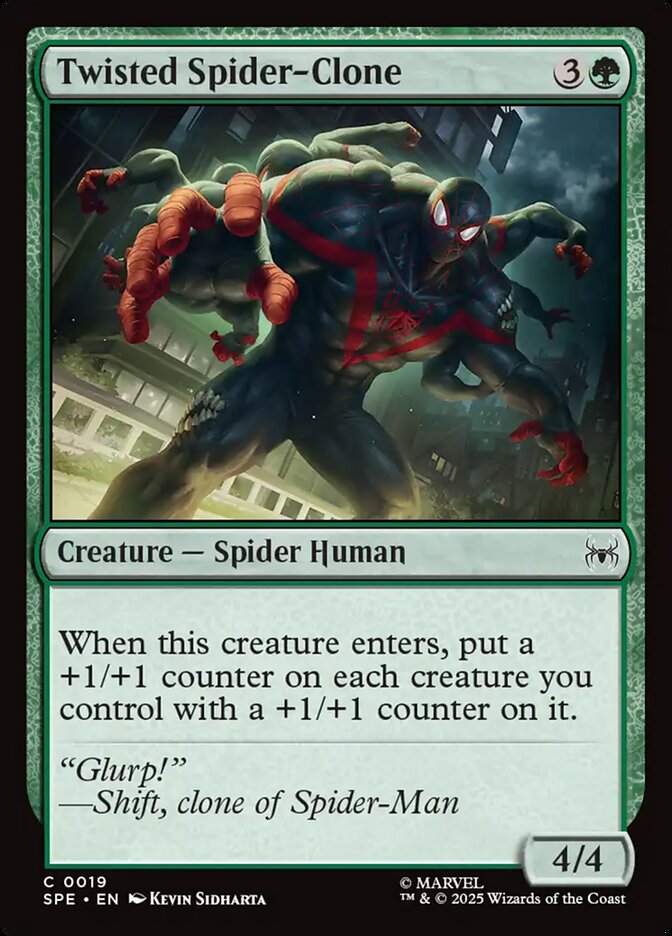 Twisted Spider-Clone 19/20 (Marvel's Spider-Man: Eternal-Legal)  - Foil | Good Games Modbury