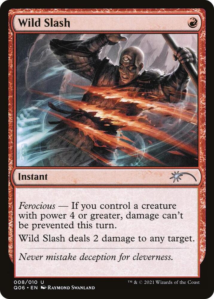 Wild Slash 8/10 (Unique and Miscellaneous Promos)  | Good Games Modbury