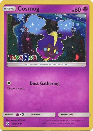 Cosmog (64/149) (Toys R Us Promo) [Sun & Moon: Base Set] | Good Games Modbury