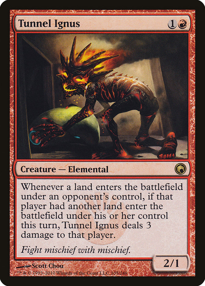 Tunnel Ignus 105/249 (Scars of Mirrodin)  | Good Games Modbury
