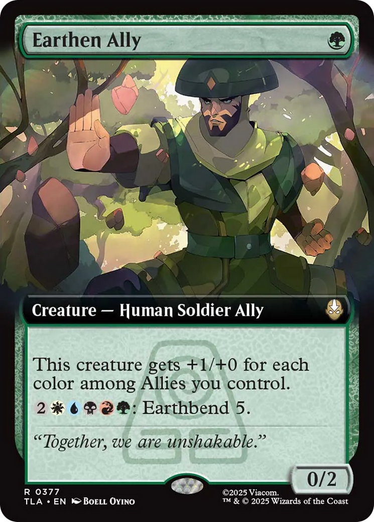 Earthen Ally (Extended Art) [Avatar: The Last Airbender] | Good Games Modbury