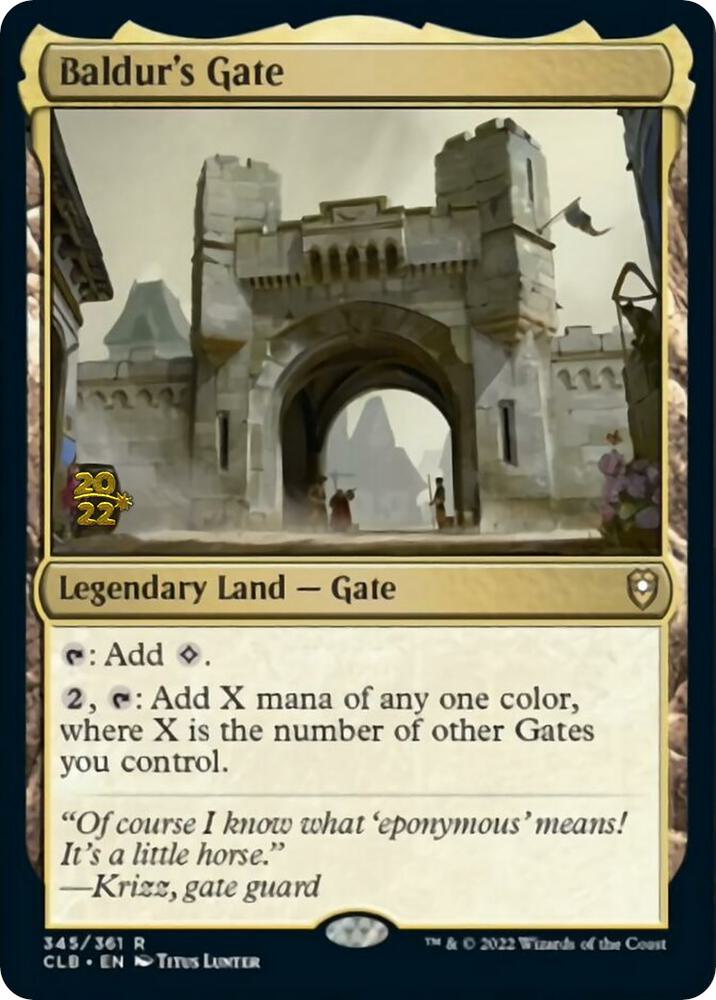 Baldurs Gate 345s/108 (Prerelease Cards)  - Foil | Good Games Modbury