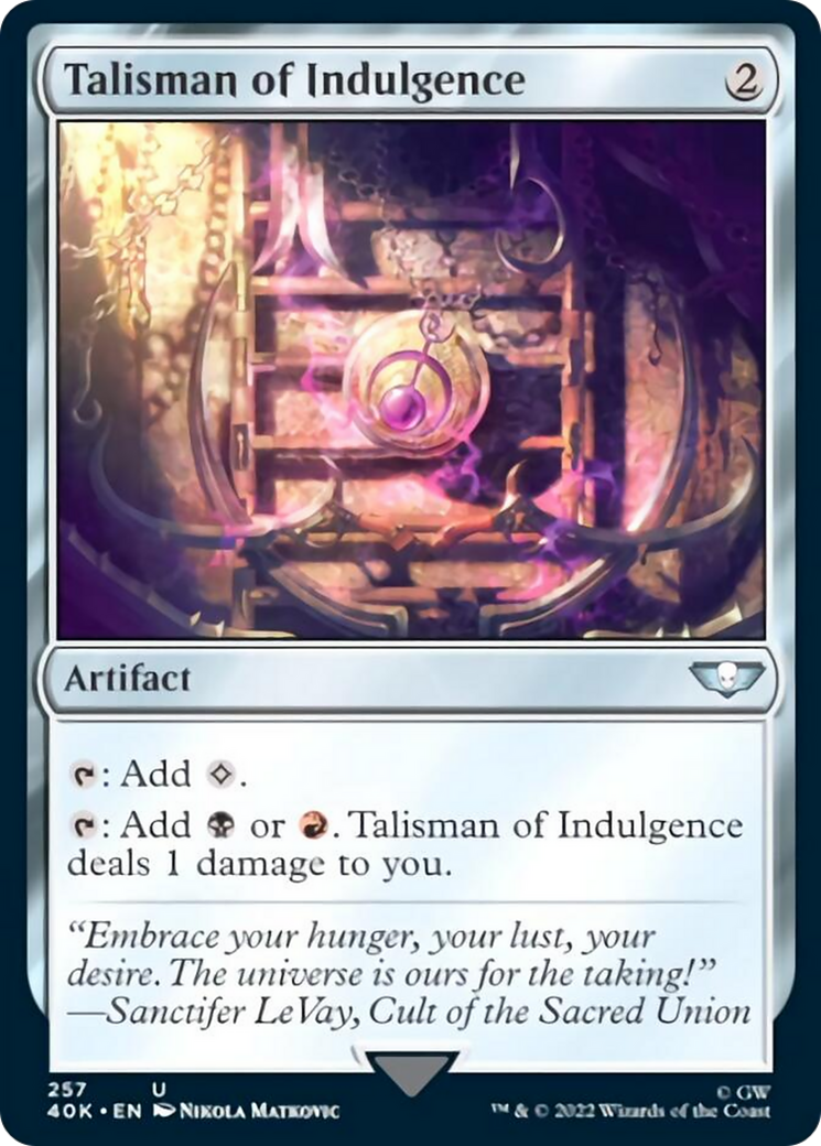 Talisman of Indulgence [Universes Beyond: Warhammer 40,000] | Good Games Modbury