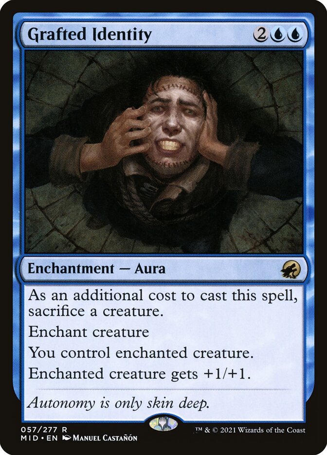 Grafted Identity 57/277 (Innistrad: Midnight Hunt)  | Good Games Modbury