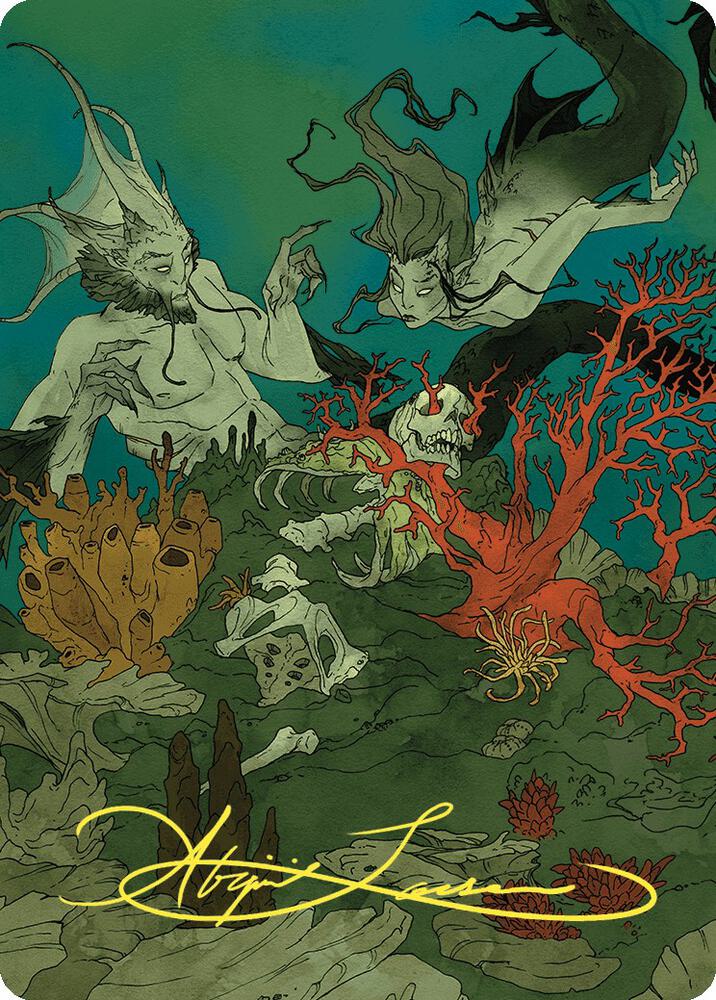 Curiosity Art Card Gold Stamped Signature 65 (Art Series: Wilds of Eldraine)  | Good Games Modbury