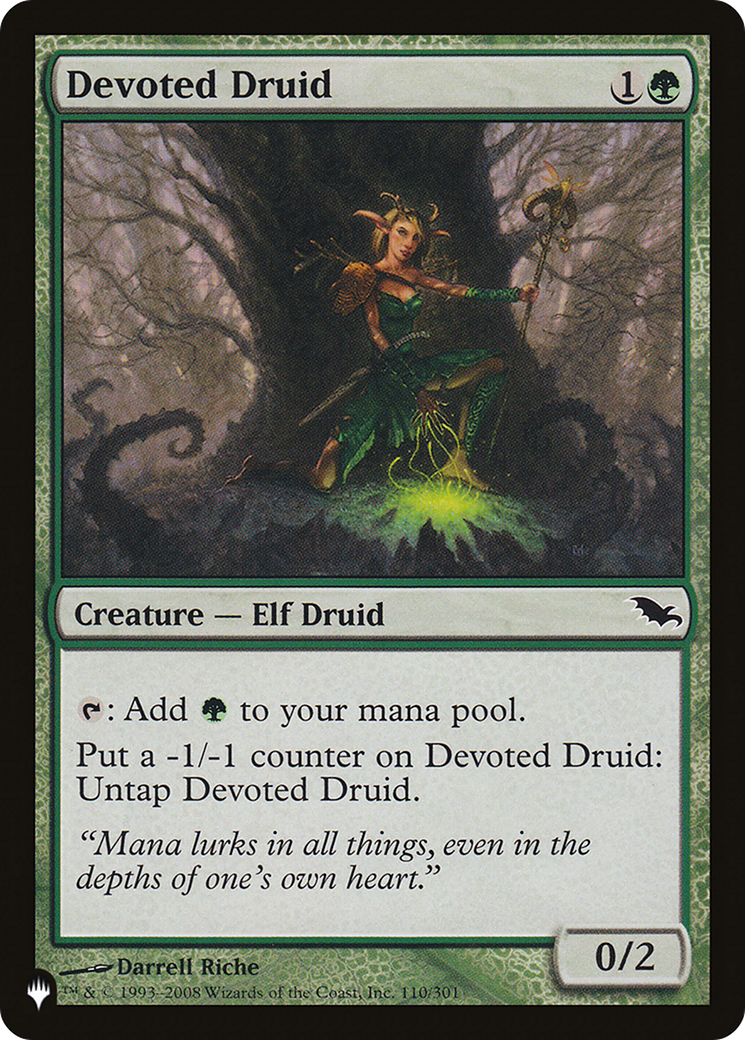 Devoted Druid (SHM) [The List Reprints] | Good Games Modbury