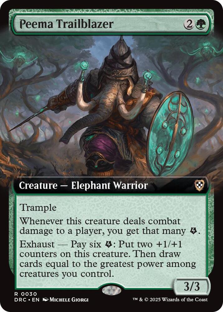 Peema Trailblazer 30/187 (Commander: Aetherdrift)  - Extended Art | Good Games Modbury