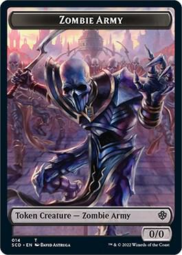 Zombie Army Double Sided Token 15 (Starter Commander Decks)  | Good Games Modbury