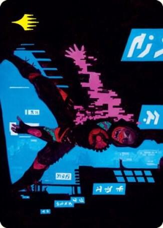 Return to Action Art Card Gold Stamped Signature 12 (Art Series: Kamigawa: Neon Dynasty)  | Good Games Modbury