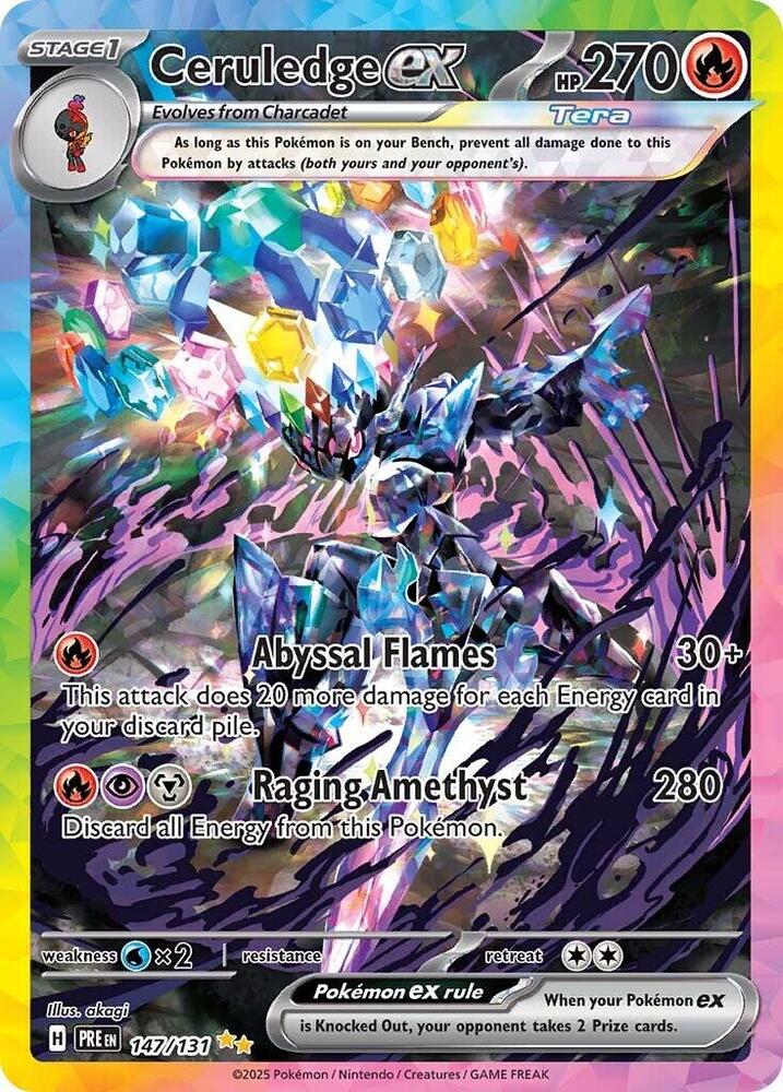 Ceruledge ex (147/131) [Scarlet & Violet: Prismatic Evolutions] | Good Games Modbury