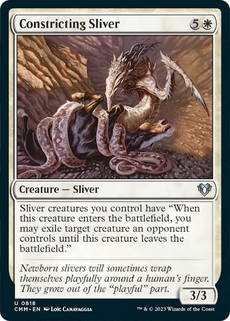 Constricting Sliver [Commander Masters] | Good Games Modbury