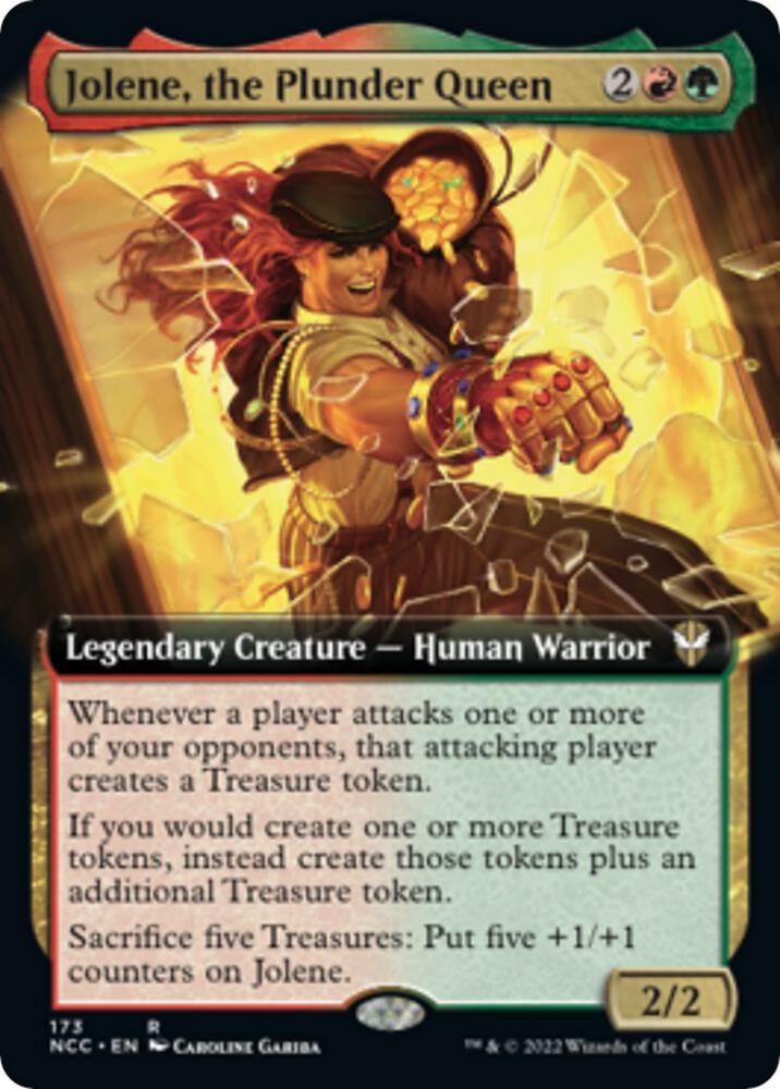 Jolene the Plunder Queen Extended Art 173 (Commander: Streets of New Capenna)  | Good Games Modbury