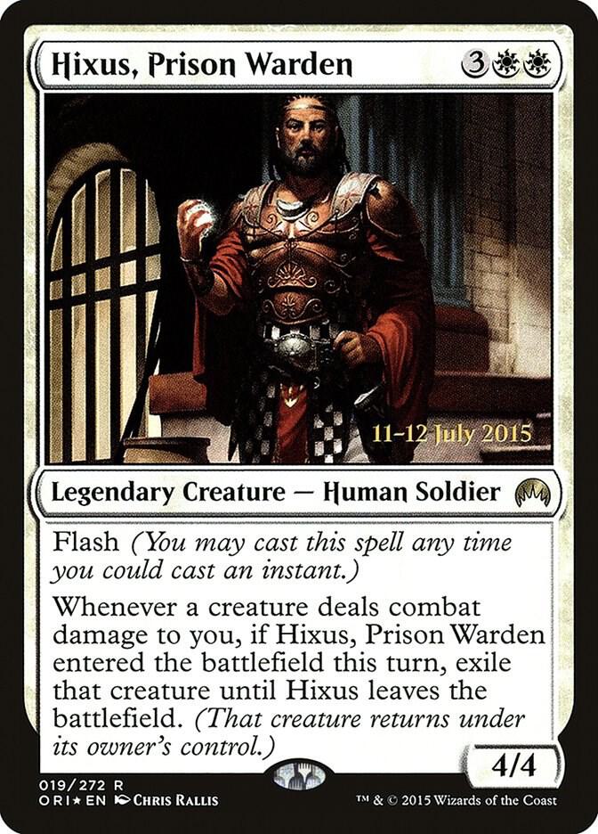 Hixus Prison Warden 19s/54 (Prerelease Cards)  - Foil | Good Games Modbury