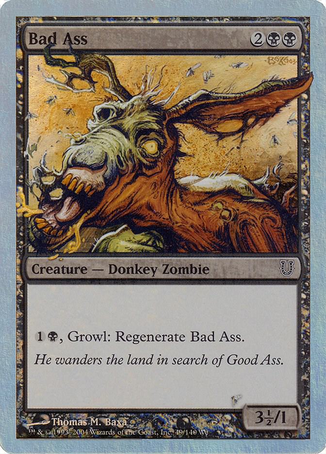 Bad Ass Alternate Foil 49★/140 (Unhinged)  - Foil | Good Games Modbury