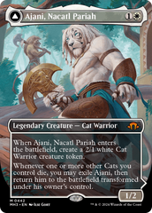 Ajani, Nacatl Pariah // Ajani, Nacatl Avenger (Borderless) [Modern Horizons 3] | Good Games Modbury