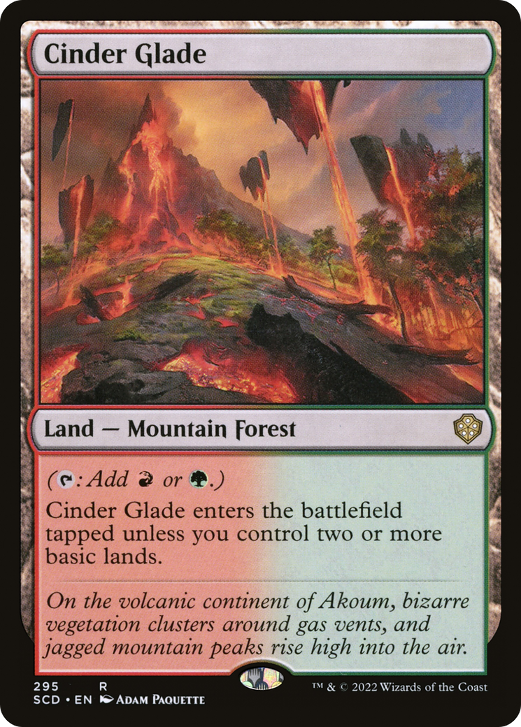 Cinder Glade [Starter Commander Decks] | Good Games Modbury