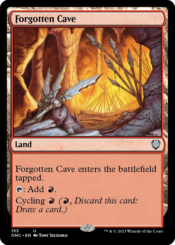 Forgotten Cave [Phyrexia: All Will Be One Commander] | Good Games Modbury