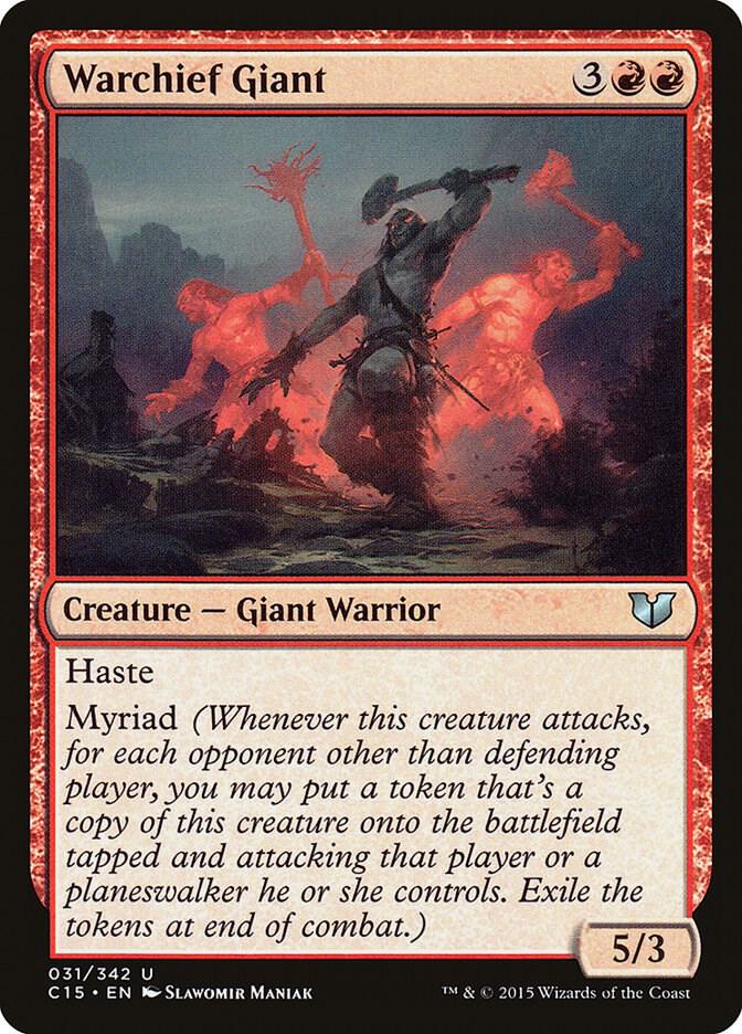 Warchief Giant 31/342 (Commander 2015)  | Good Games Modbury