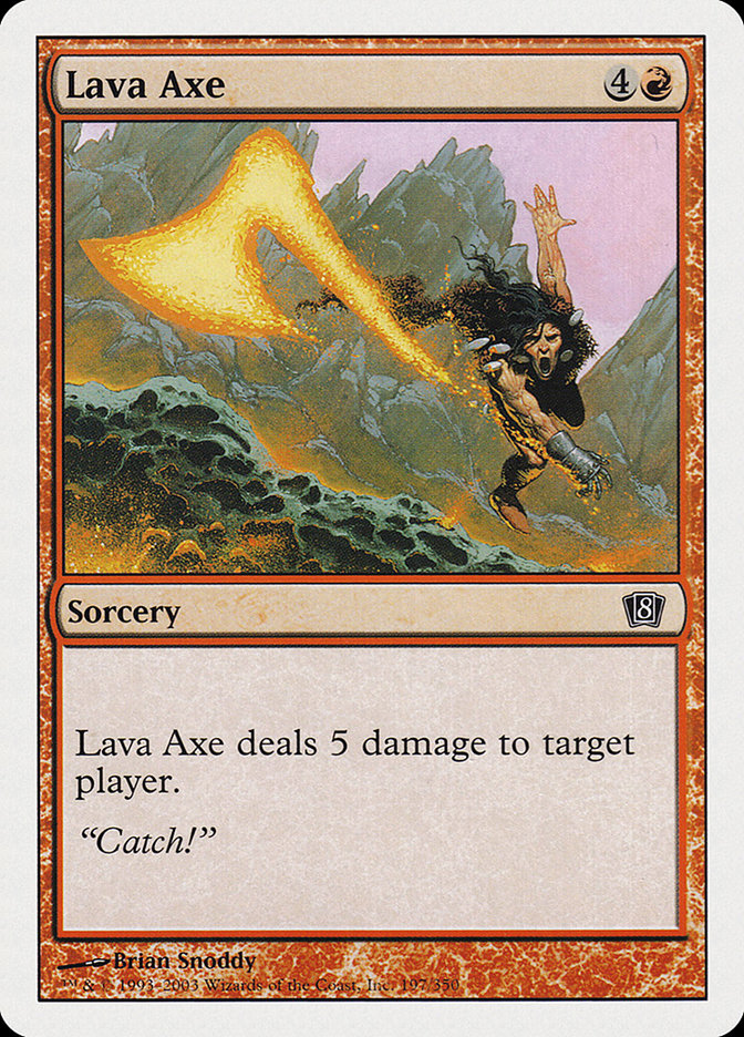 Lava Axe [Eighth Edition] | Good Games Modbury