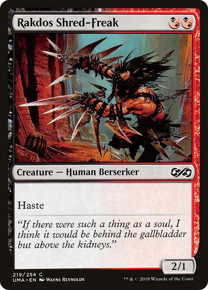 Rakdos Shred-Freak 219/254 (Ultimate Masters)  - Foil | Good Games Modbury