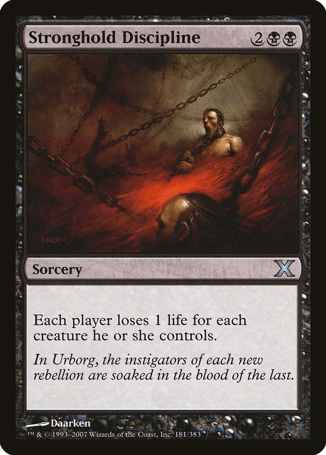 Stronghold Discipline [Tenth Edition] | Good Games Modbury