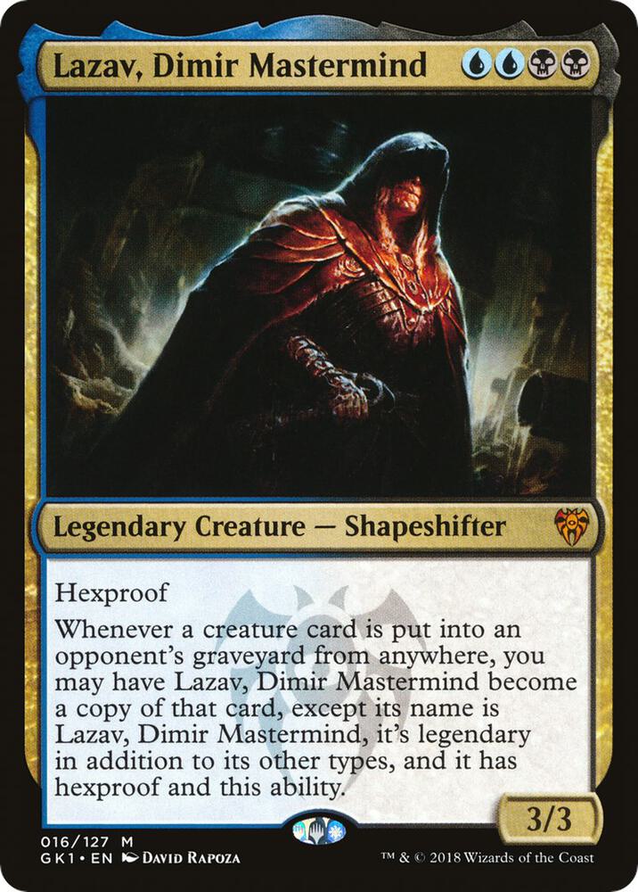 Lazav, Dimir Mastermind 16/127 (Guilds of Ravnica: Guild Kits)  | Good Games Modbury