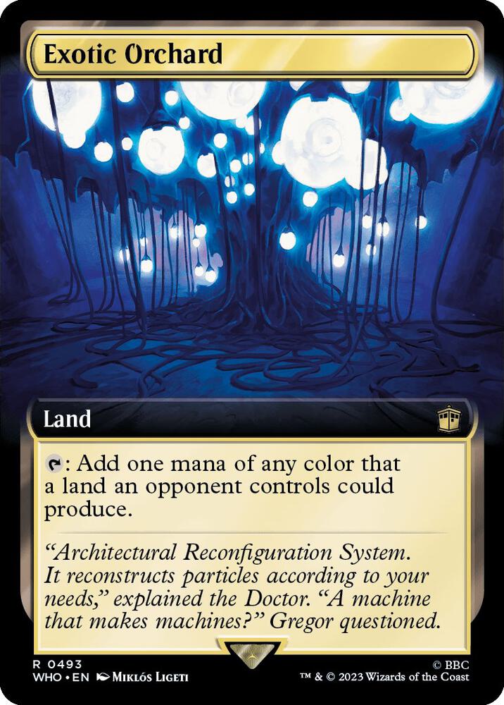 Exotic Orchard 493/331 (Universes Beyond: Doctor Who)  - Extended Art | Good Games Modbury