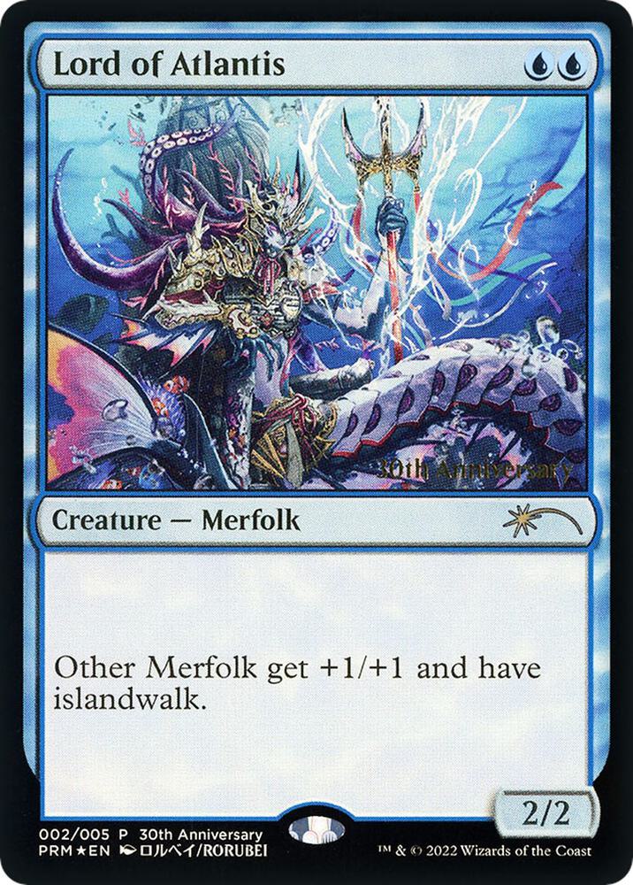 Lord of Atlantis 2/10 (30th Anniversary Promos)  - Foil | Good Games Modbury