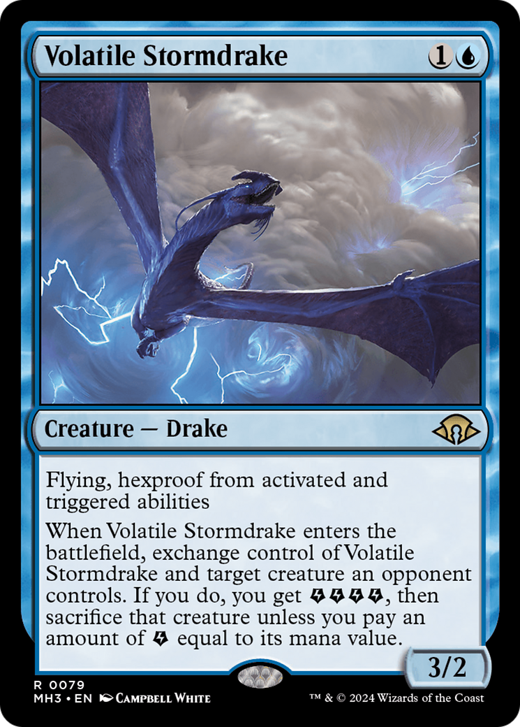 Volatile Stormdrake [Modern Horizons 3] | Good Games Modbury