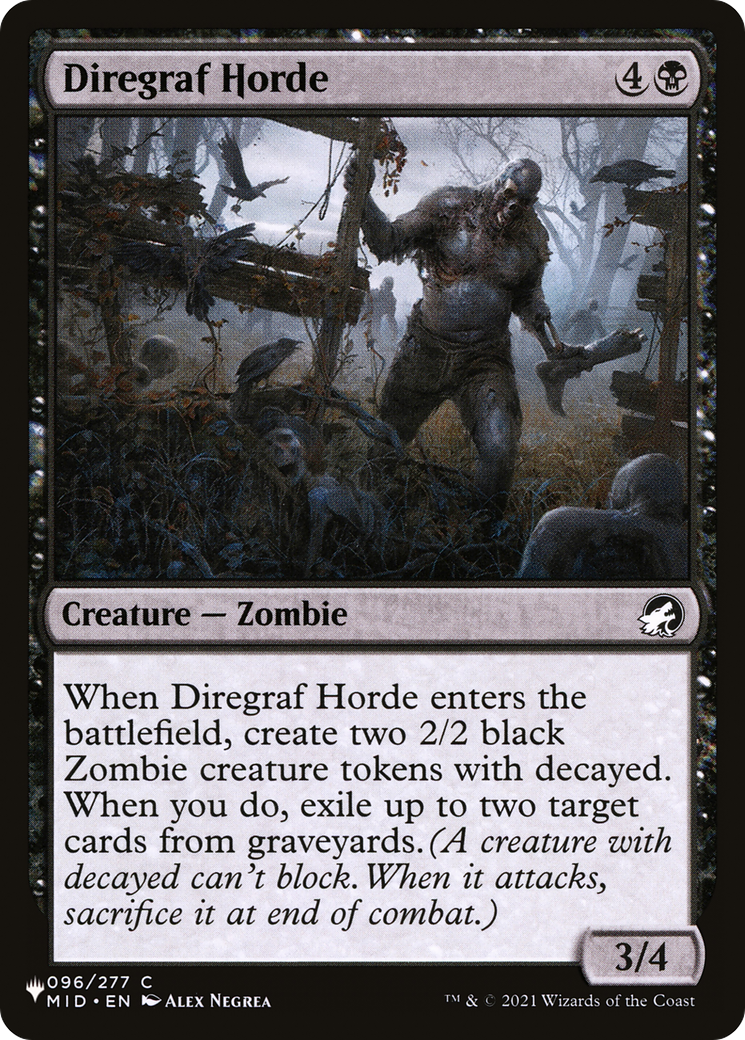 Diregraf Horde [The List Reprints] | Good Games Modbury