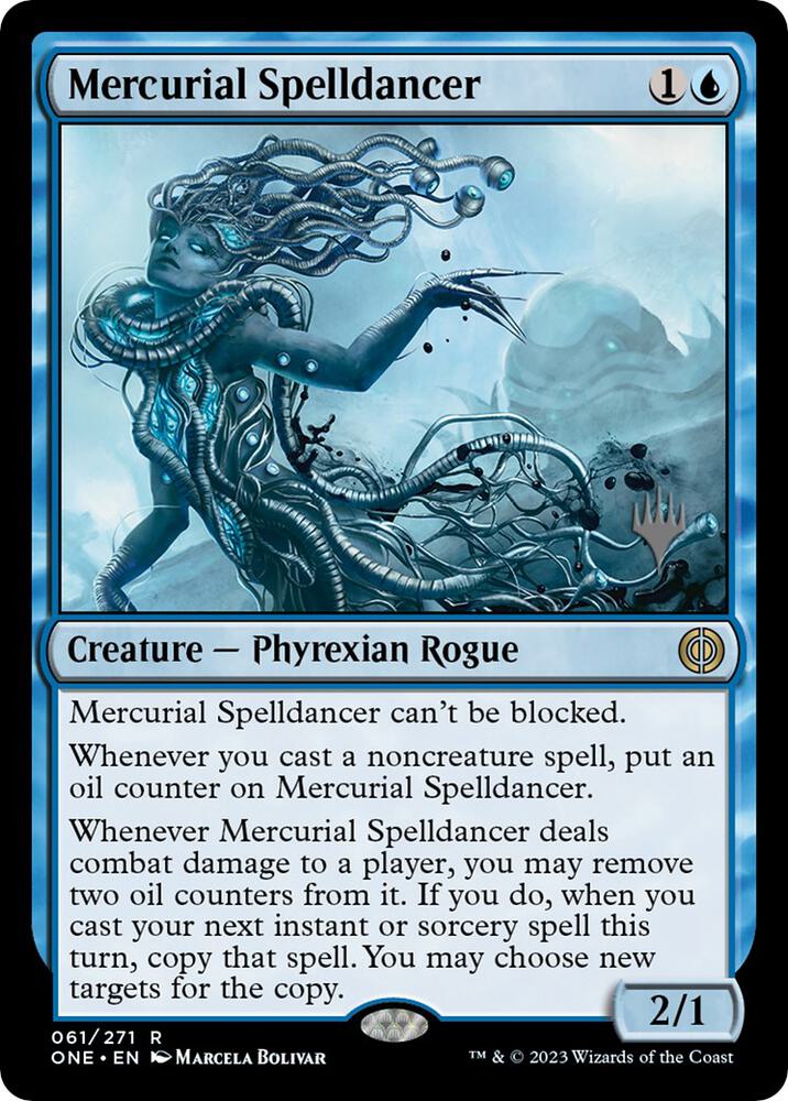 Mercurial Spelldancer 61p/160 (Promo Pack: Phyrexia: All Will Be One)  | Good Games Modbury