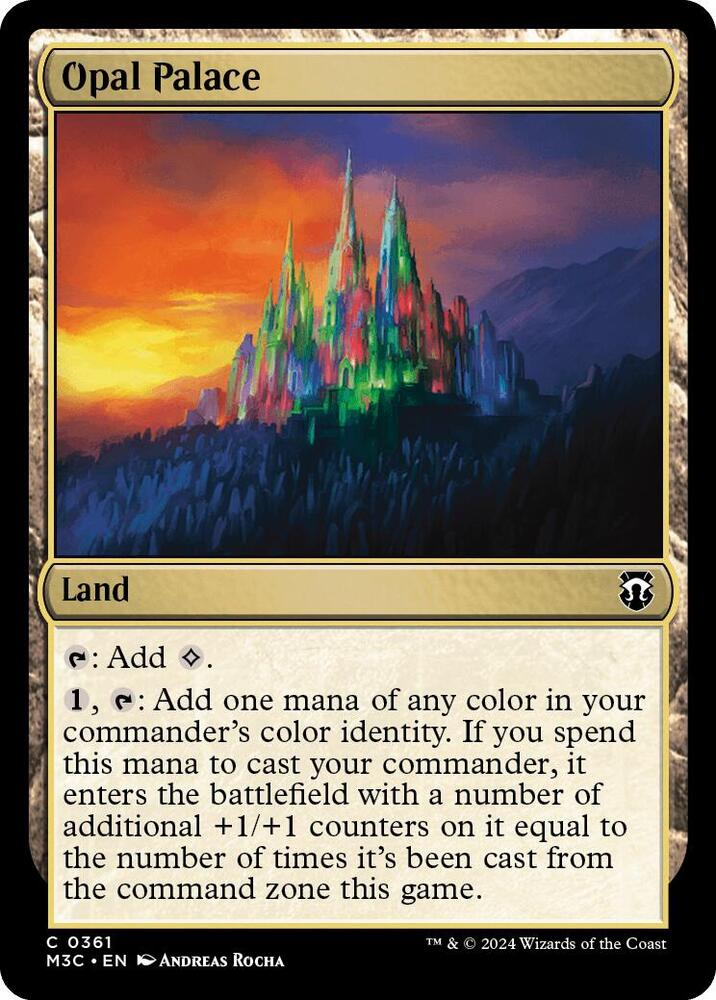 Opal Palace 361/411 (Commander: Modern Horizons 3)  - Ripple Foil | Good Games Modbury