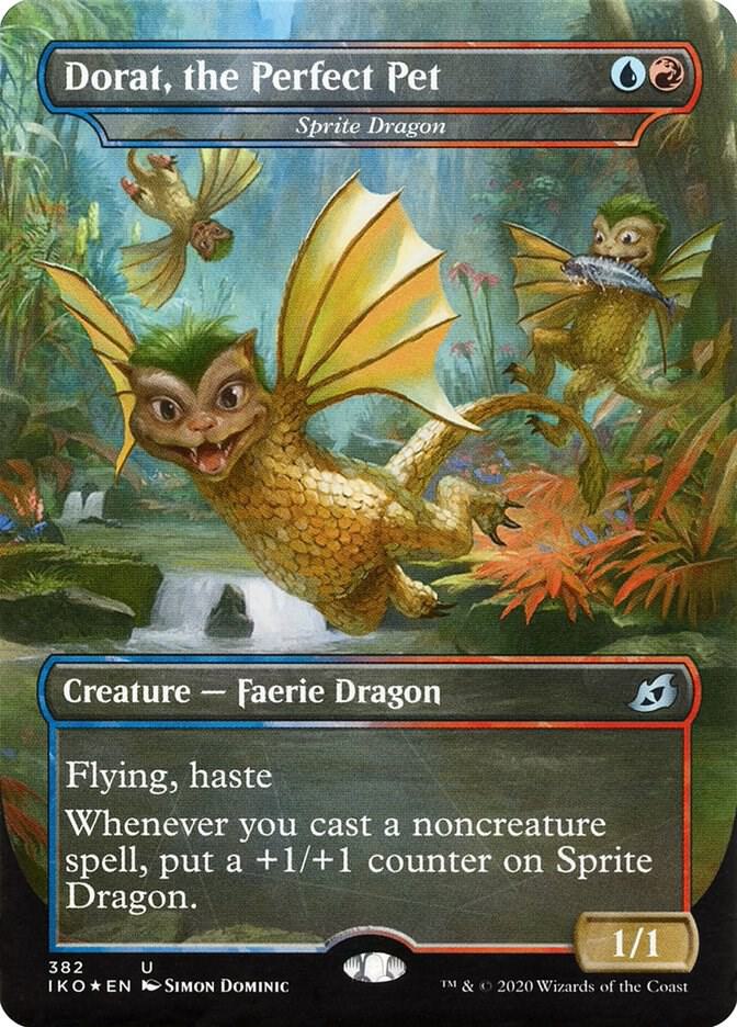 Dorat, the Perfect Pet - Sprite Dragon 382/274 (Ikoria: Lair of Behemoths)  - Foil | Good Games Modbury