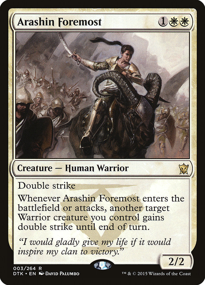 Arashin Foremost 3/264 (Dragons of Tarkir)  | Good Games Modbury