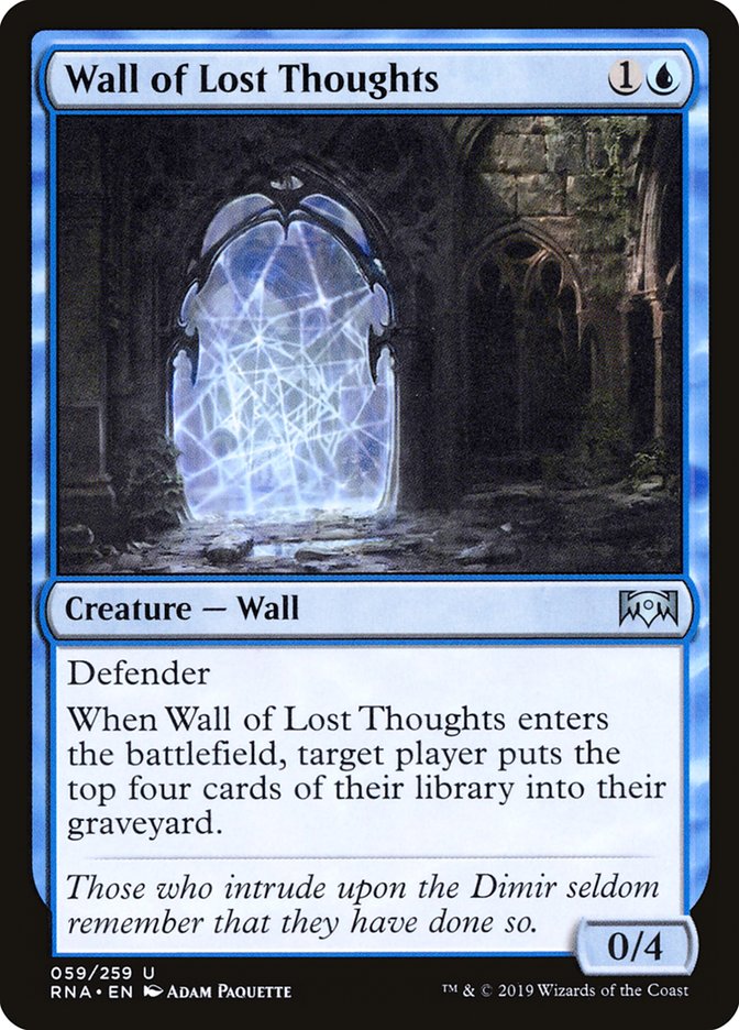 Wall of Lost Thoughts [Ravnica Allegiance] | Good Games Modbury