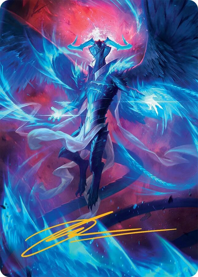 Ugin Eye of the Storms Art Card 48 54 Gold Stamped Signature 48 (Art Series: Tarkir: Dragonstorm)  | Good Games Modbury