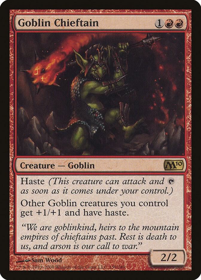 Goblin Chieftain 139 (Magic 2010 (M10))  | Good Games Modbury