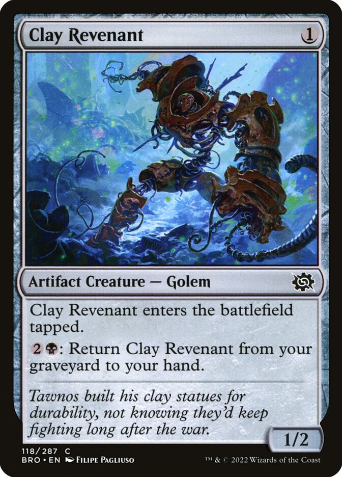 Clay Revenant 118 (The Brothers' War)  - Foil | Good Games Modbury