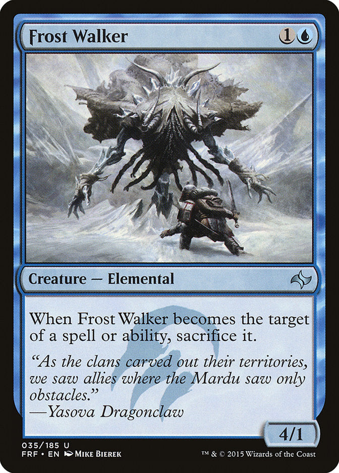 Frost Walker 35/185 (Fate Reforged)  - Foil | Good Games Modbury