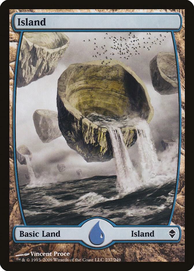 Island 237/249 (Zendikar)  - Full Art Foil | Good Games Modbury