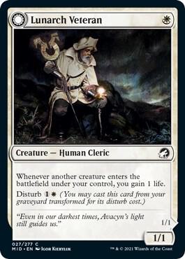 Lunarch Veteran 27 (Innistrad: Midnight Hunt)  | Good Games Modbury