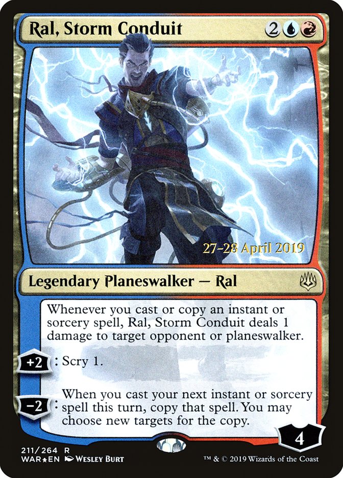 Ral, Storm Conduit [War of the Spark Prerelease Promos] | Good Games Modbury