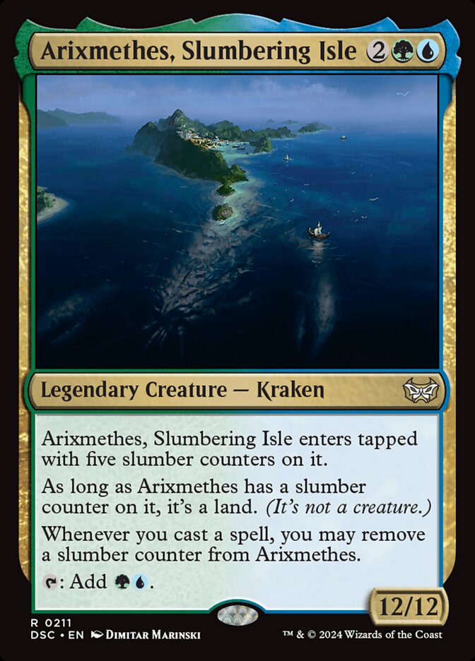 Arixmethes, Slumbering Isle 211 (Commander: Duskmourn: House of Horror)  | Good Games Modbury